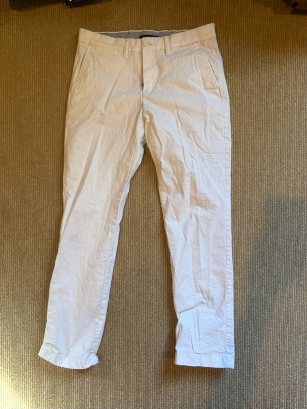 Men's Tommy Hilfiger White Casual Chino Pants